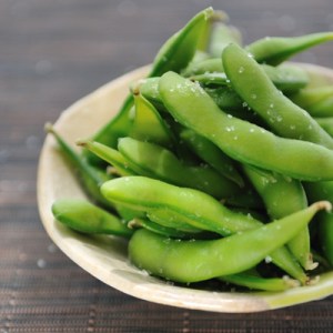 Boiled edamame