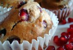 Pomegranate Ginger Muffins